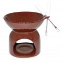 Čokoládové fondue bílé