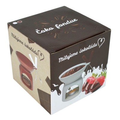 Čokoládové fondue bílé