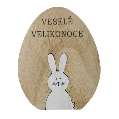 Dekorace- Zapichovátko- Vajíčko 10 + peří