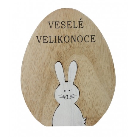 Dekorace- Zapichovátko- Vajíčko 10 + peří