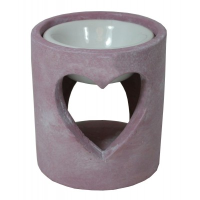 Aroma lampa keramická šedohnědá