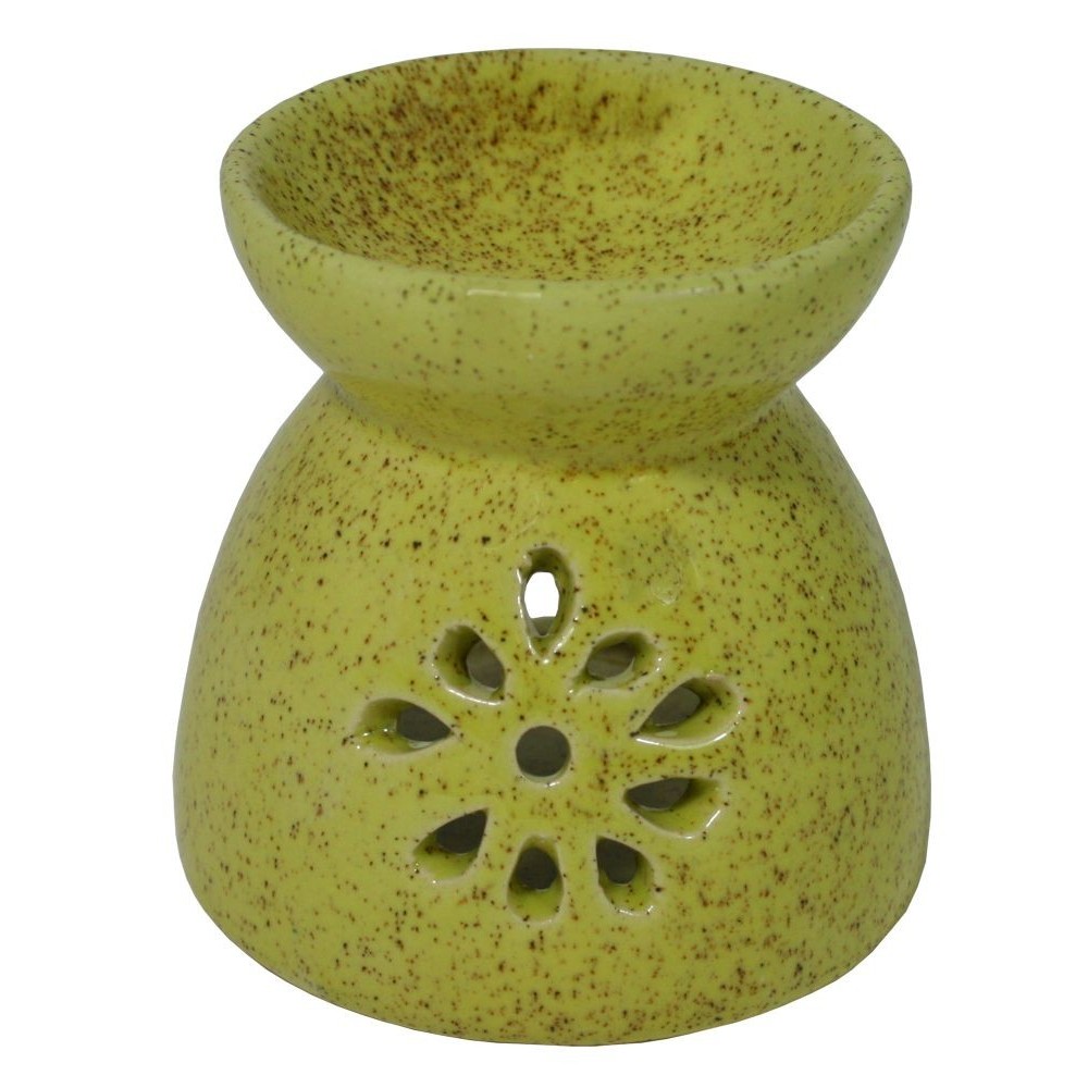 Aroma lampa srdíčka keramická šedá Aroma lampa srdíčka keramická šedá