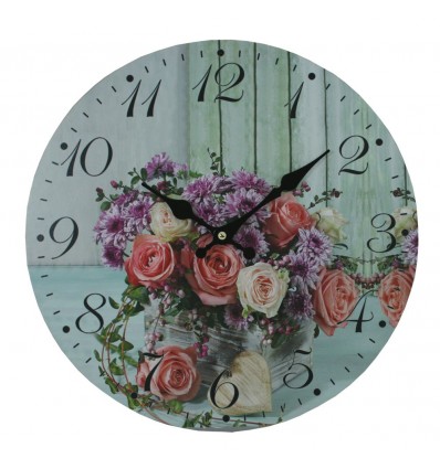 Nástěnné hodiny Violette flor