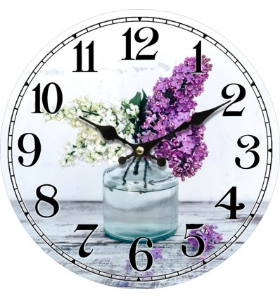 Nástěnné hodiny Lavender