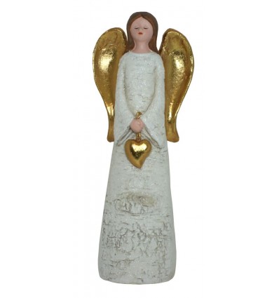 Anděl se zlatými křídly 52 cm