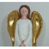 Anděl se zlatými křídly  41 cm