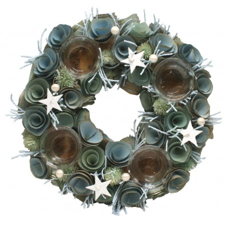 Adventní věnec mint