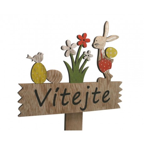 Cedulka - zápich Vítejte 4000095