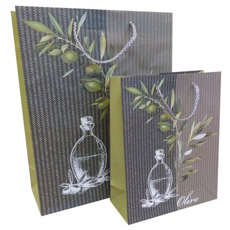 Dárková taška střední - Olive 8600076