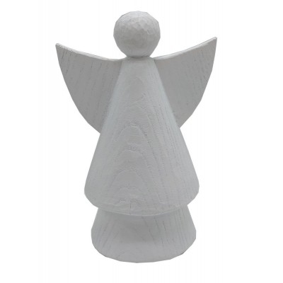 Keramický anděl bílý 30cm 3130049C