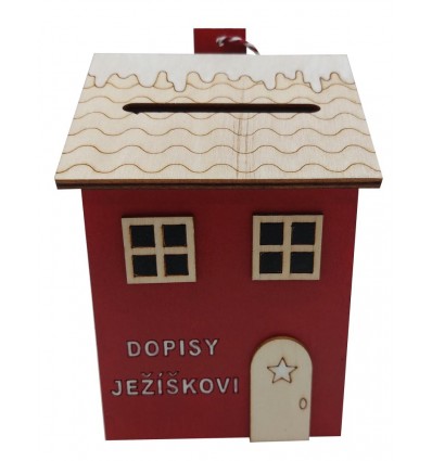 Schránka na dopisy Ježíškovi 15cm 9100005