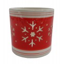 svícen porcelánový s vločkou 9305221