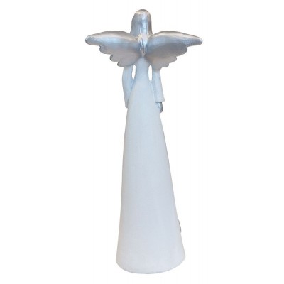 Anděl keramický srdce 35cm 3130040