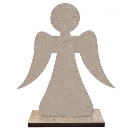 Dekorace anděl s hvězdou zlatý glitr 23 cm 2009252