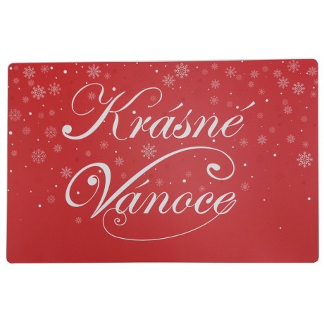 Prostírání plastové Krásné vánoce 1000676
