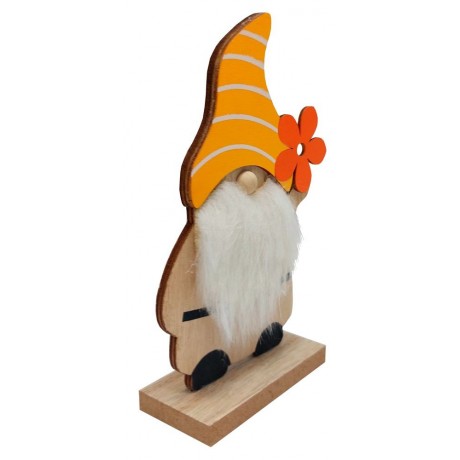 Skřítek s kytičkou 16cm
