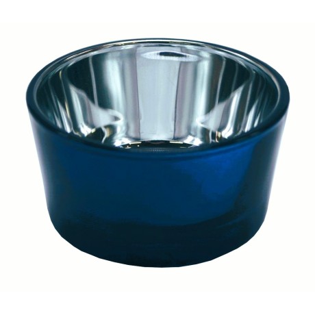 Svícen skleněný XS modrý 5*3cm 9306042