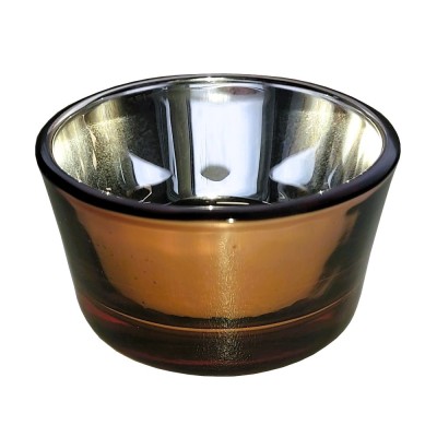 Skleněný svícen XS růžový 5*3cm 9306060