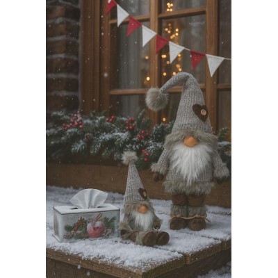 Skřítek hnědý maxi 78cm 3000081
