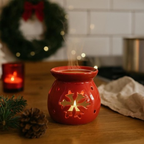 Aroma lampa červená vločka 10cm 9000335