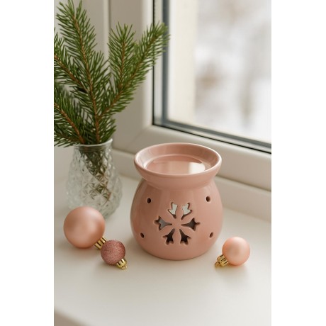 Aroma lampa růžová vločka 10cm 9000347