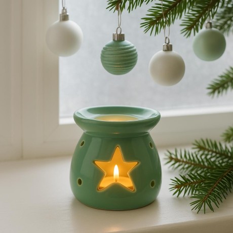 Aroma lampa mint s hvězdou 8cm 9000364