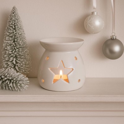 Aroma lampa bílá hvězda 10cm 9000334
