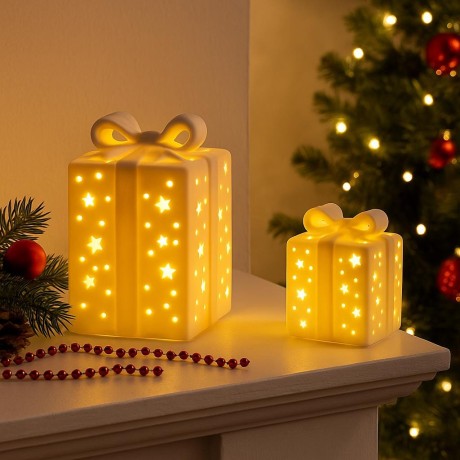 Dárek svítící LED 8*6cm 3140011A