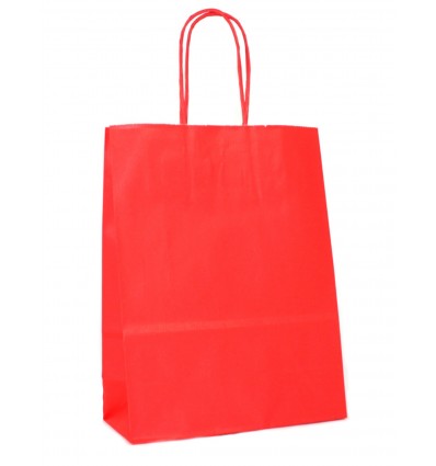 Dárková taška střední M - Červená- L