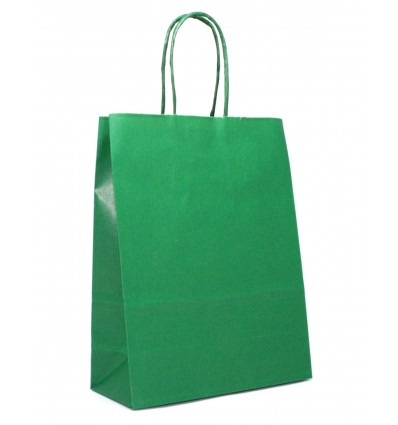 Dárková taška střední M -  Tmavě zelená- L