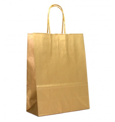 Dárková taška střední M - zlatá