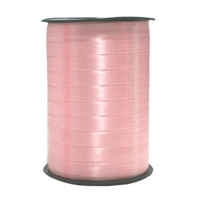 Stuha vázací 250m/1cm obyč.- Světle růžová