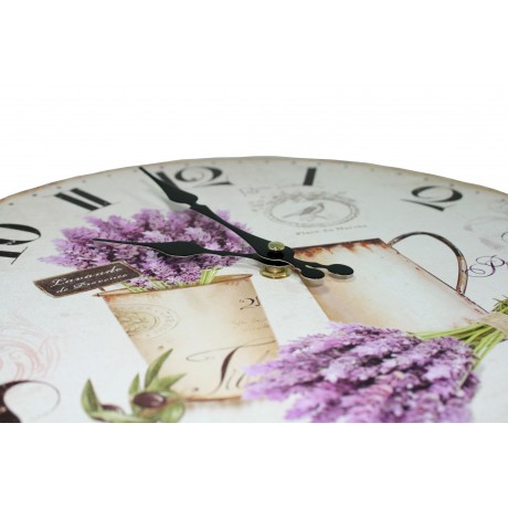 Nástěnné hodiny Lavender