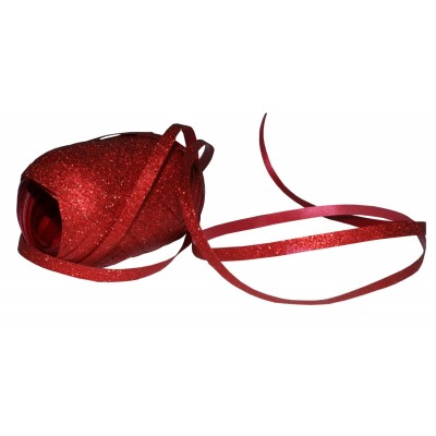 Vázací stuha glitter - světle zelená