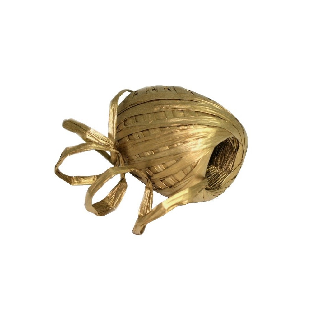 Papírová stuha vázací 30m - Raffia zlatá 15 Papírová stuha vázací 30m - Raffia zlatá 15