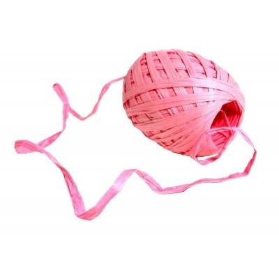 Papírová stuha vázací 30m - Raffia světle růžová 21