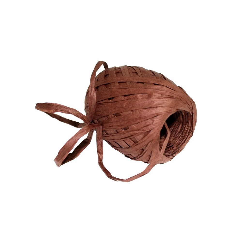 Papírová stuha vázací 30m - Raffia hnědá 70 Papírová stuha vázací 30m - Raffia hnědá 70