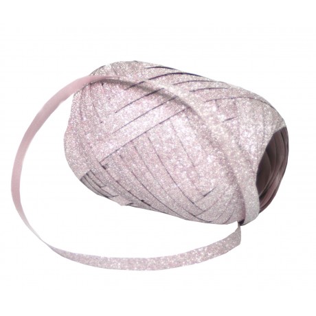 Vázací stuha glitter - růžová