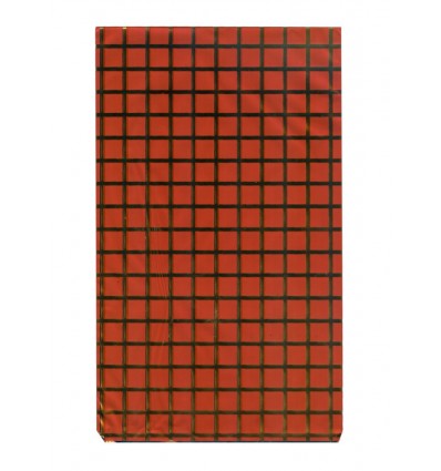 Sáček ván. hliníkový Kostka červená- 25 x 40 cm